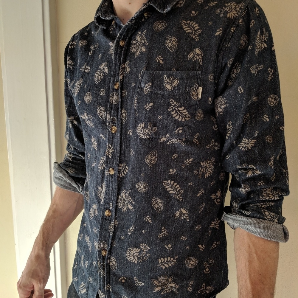 Obey Paisley Denim Shirt